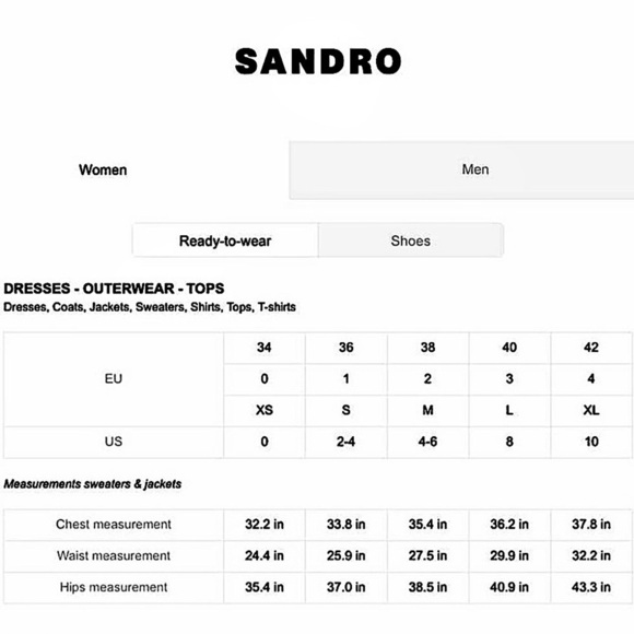 *SANDRO Ivory Linen Scallop Floral Lace Panel Short Cuff Sleeve Scoop Neck Top S - Picture 6 of 6